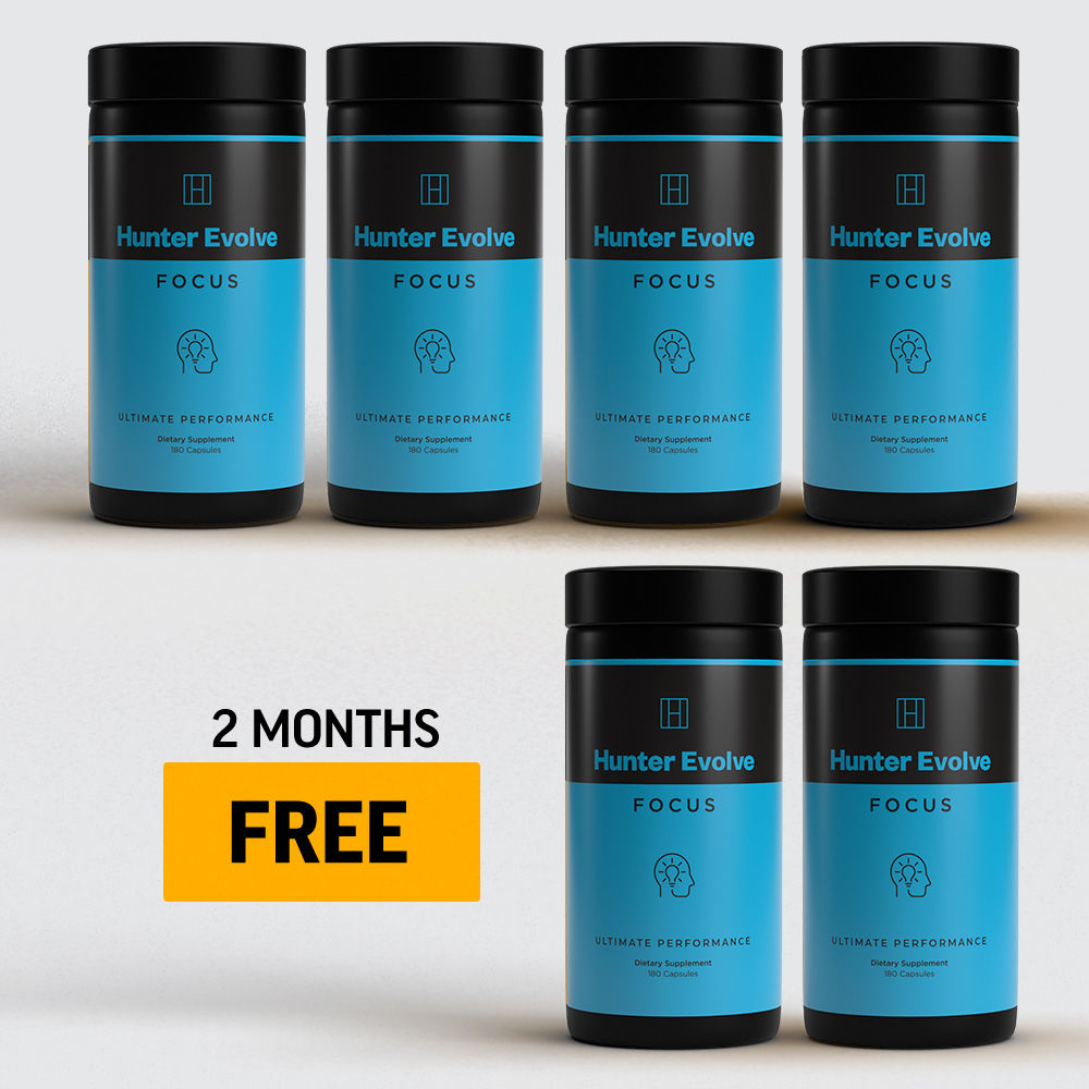 Hunter Focus - 4 Months + 2 FREE