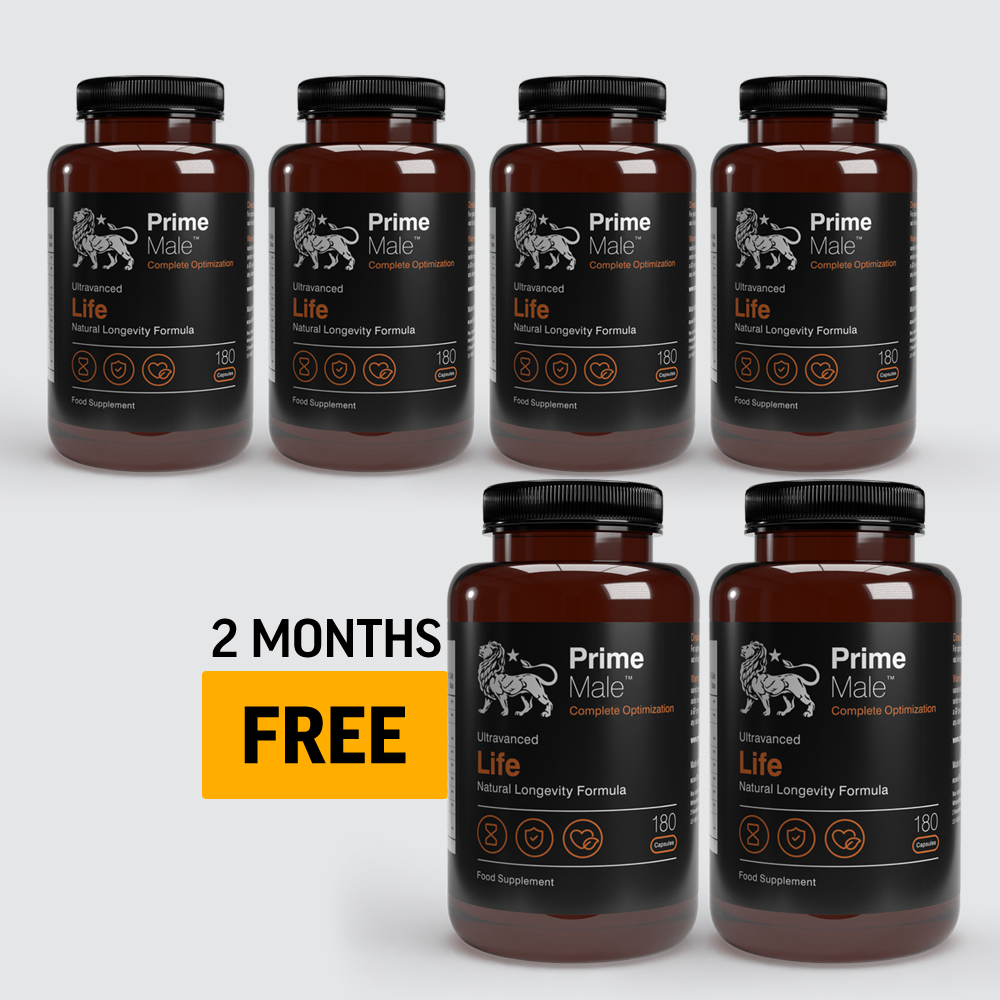 Prime Male Life - 4 Months + 2 FREE