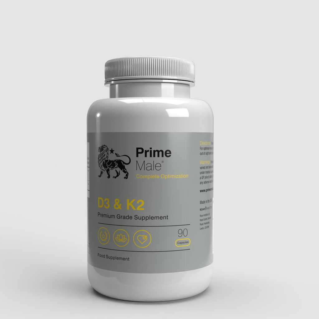 Prime Male D3 & K2 - 3 Months
