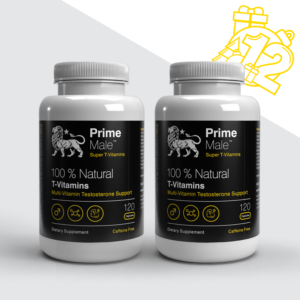 2 Months of Prime Male T-Vitamins